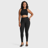 Freddy Womens High Waist Skinny Trousers J7N In Black