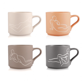 Stackable Mug Set Of 4-Luxe Loungers