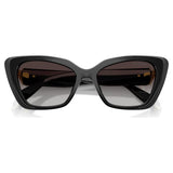 Swarovski Womens Cat Eye Crystal Sunglasses In Black