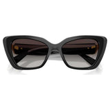 Swarovski Womens Cat Eye Crystal Sunglasses In Black
