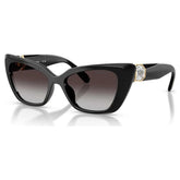 Swarovski Womens Cat Eye Crystal Sunglasses In Black