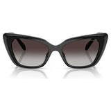 Swarovski Womens Cat Eye Crystal Sunglasses In Black