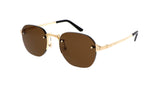 Cartier Core Range Sunglasses In Black & Gold