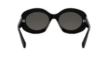 Celine Womens Triomphe Round Sunglasses In Black