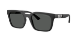 Emporio Armani Mens Square Sunglasses In Matte Black