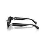 Swarovski Womens Narrow Cat Eye Sunglasses In Black