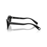 Swarovski Womens Narrow Oval Sunglasses In Black