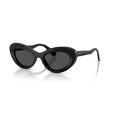 Swarovski Womens Narrow Oval Sunglasses In Black