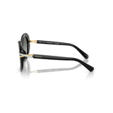 Swarovski Womens Oversized Round Sunglasses In Black