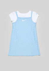 Nike Girls Move With Nature Dress In University Blue