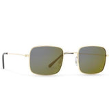 Invu Rectangular Sunglasses For Men In Gold
