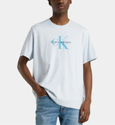 Calvin Klein Mens Hero Monologo T-Shirt In Light Blue