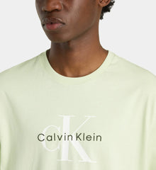 Calvin Klein Mens Hero Monologo T-Shirt In Green