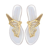 Sophia Webster Fss21096 Talulah Flat Mule Gold