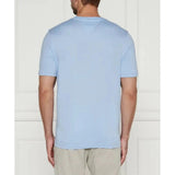 Tommy Hilfiger Mens Roundle Logo Chest Tee T-Shirts In Vessel Blue