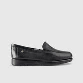 Hush Puppies Ladies Thea Tumbled Flat Shoes In Black