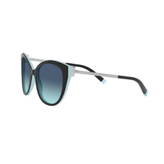 Tiffany 55 Sunglasses For Women In Black & Blue