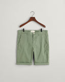 Gant Slim Sports Shorts Green