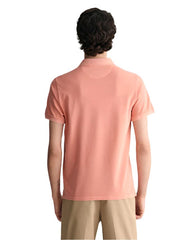 Gant 346948 Sunfaded Pique Ss Rugger Pink
