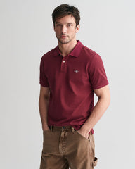 Gant 2210 Reg Shield Ss Pique Polo Coral