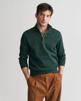 Gant 2068028 Sacker Rib Half Zip Green