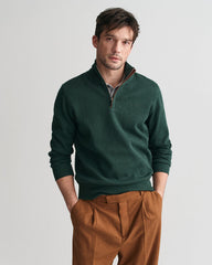 Gant 2068028 Sacker Rib Half Zip Green