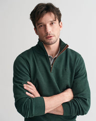 Gant 2068028 Sacker Rib Half Zip Green