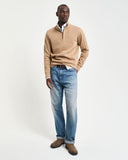 Gant 2068028 Sacker Rib Half Zip Khaki