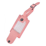 Cellini Accessories Pu Luggage Label In Pink