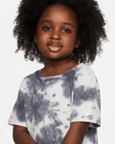 Nike Skye Cloud Wash Dress In Dark Grey