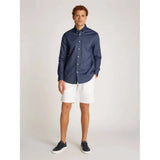Tommy Hilfiger Mens Solid Heritage Oxford Rf Shirt In Navy