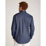 Tommy Hilfiger Mens Solid Heritage Oxford Rf Shirt In Navy
