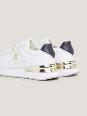 Tommy Hilfiger Elevated Feminine Runner Shoes Gold White