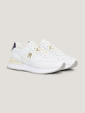 Tommy Hilfiger Elevated Feminine Runner Shoes Gold White