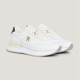 Tommy Hilfiger Elevated Feminine Runner Shoes Gold White