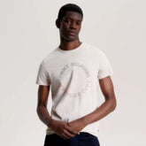 Tommy Hilfiger Mens Monotype Roundle Tee T-Shirts In White