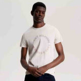 Tommy Hilfiger Mens Monotype Roundle Tee T-Shirts In White