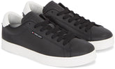 Tommy Hilfiger Mens Low Cupsole Shoes Black And White