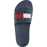 Tommy Jeans Mens Ftw Pool Ess Slides Navy