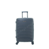 Travel Mate Zipper Pp Hardshell Trolley Luggage Case In Grey