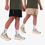Salomon Mens Reversible Travel Shorts In Black/Khaki