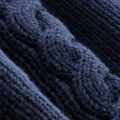 Tshepo Jeans Unisex Knitted Cardigan In Navy