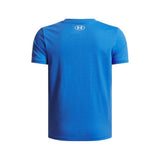 Under Armour Boys Sportstyle Left Chest Short Sleeves T-Shirt In Royal Blue