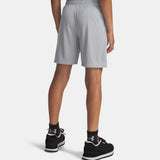Under Armour Tech Logo Shorts In Grey