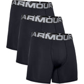 Under Armour Mens Charged Cotton 6" Boxerjock In Black