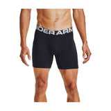 Under Armour Mens Charged Cotton 6" Boxerjock In Black