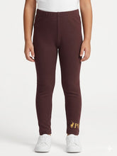 Polo Girls Cristina Printed Full Length Legging In Plum