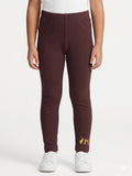 Polo Girls Cristina Printed Full Length Legging In Plum