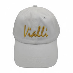 Vialli Mens Plain Cap In White