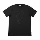 Ben Sherman Mens Embossed Bear T-Shirt In Black